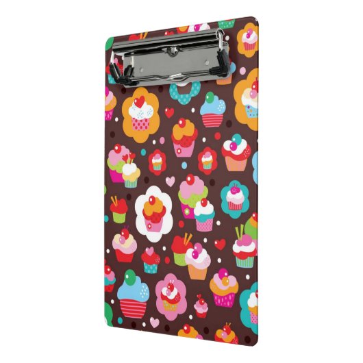 Cute Cup Cake Pattern Mini Klembord (Angled2)