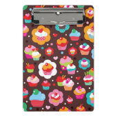 Cute Cup Cake Pattern Mini Klembord (Voorkant)