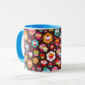 Cute Cup Cake Pattern Mok (Voorkant links)
