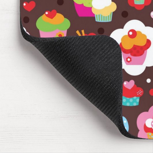 Cute Cup Cake Pattern Muismat (Hoek)