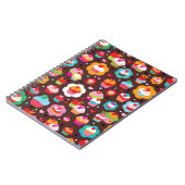 Cute Cup Cake Pattern Notitieboek (Linkerzijde)
