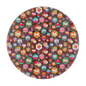 Cute Cup Cake Pattern Snijplank (Voorkant)
