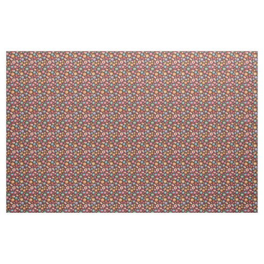 Cute Cup Cake Pattern Stof (Yard (91,4 cm))