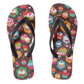 Cute Cup Cake Pattern Teenslippers (Voetbed)