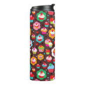 Cute Cup Cake Pattern Thermosbeker (Gedraaid links)