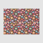 Cute Cup Cake Pattern Tissuepapier (Voorkant)