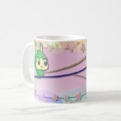 Cute Cup Funny Cartoon Character Kawaii Coffee Mok (Voorkant links)
