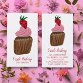 CUTE CUPCAKE Bakery Pastry Chef Modern Visitekaartje