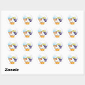 Cute Cupcake Bakery Pastry Chefs Business Ronde Sticker (Vel)