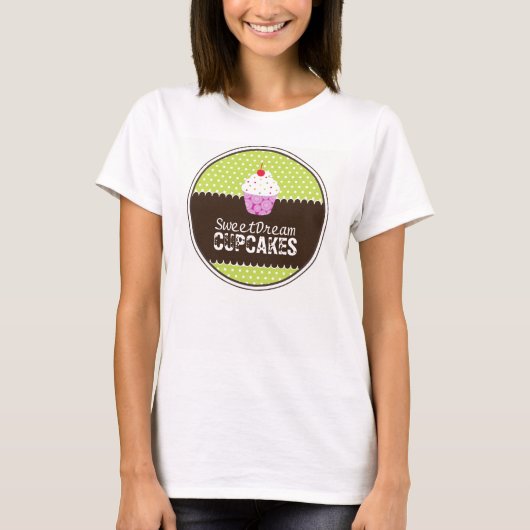 Cute Cupcake Bakery T-Shirt (Voorkant)