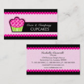 Cute Cupcake Bakery-Visitekaartjes Visitekaartje (Voorkant / Achterkant)