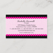Cute Cupcake Bakery-Visitekaartjes Visitekaartje (Achterkant)