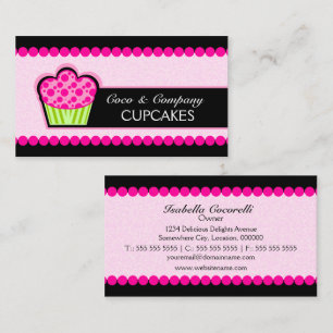 Cute Cupcake Bakery-Visitekaartjes Visitekaartje