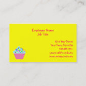 Cute Cupcake Bakery-Visitekaartjes Visitekaartje (Achterkant)