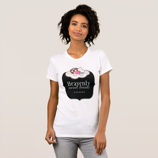 Cute Cupcake | Bakkerij T'Shirt T-shirt (Voorkant volledig)