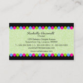 Cute Cupcake bakkerij Visitekaartje (Achterkant)