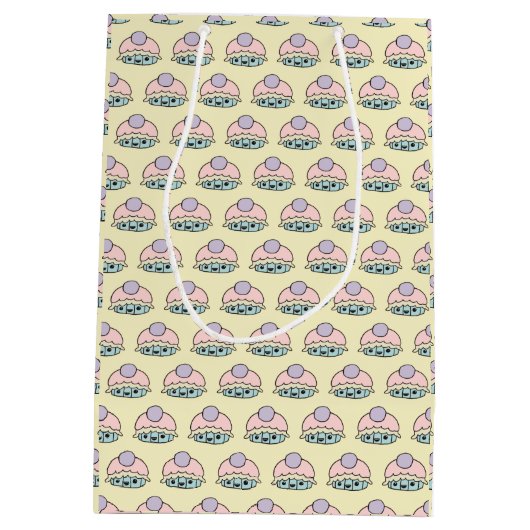 Cute Cupcake-cadeaus Medium Cadeauzakje (Achterkant)