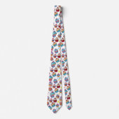 Cute Cupcake Dessert Patroon Stropdas (Voorkant)