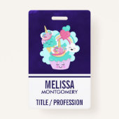 Cute Cupcake en Happy Ice Cream Badge (Voorkant)