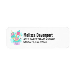 Cute Cupcake en Happy Ice Cream Etiket