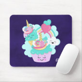 Cute Cupcake en Happy Ice Cream Muismat (Met muis)