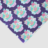 Cute Cupcake en Happy Ice Cream Pattern Tissuepapier (Detail)