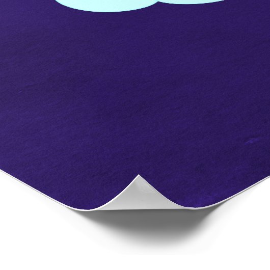 Cute Cupcake en Happy Ice Cream Poster (Hoek)