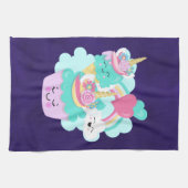 Cute Cupcake en Happy Ice Cream Theedoek (Horizontaal)