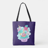Cute Cupcake en Happy Ice Cream Tote Bag (Achterkant)
