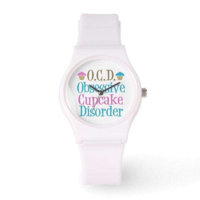 Cute Cupcake Horloge (Voorkant)