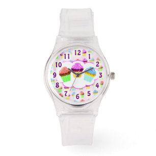 Cute Cupcake Love Horloge