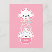 Cute Cupcake met Sprinkles Briefkaart (Voorkant)