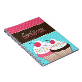 Cute Cupcake Note Book Notitieboek (Rechterzijde)