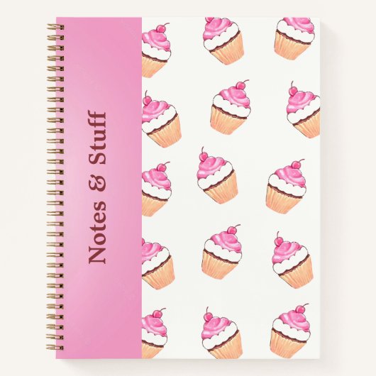 Cute cupcake Notitieboek (Voorkant)