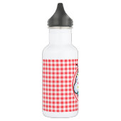 Cute Cupcake op Red en White Gingham Waterfles (Links)