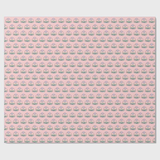 Cute Cupcake-opvulpapier Cadeaupapier (Vlak)