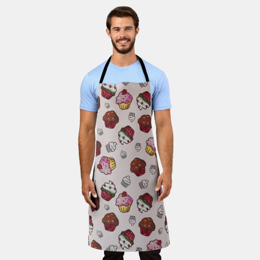 Cute Cupcake Patroon Schort (Gedragen)