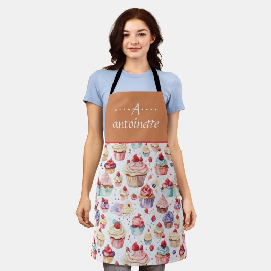 Cute Cupcake Patroon Schort (Gedragen)