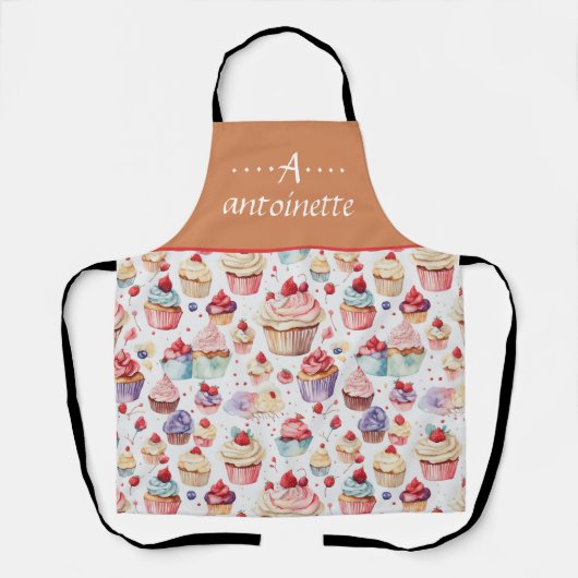 Cute Cupcake Patroon Schort (Voorkant)