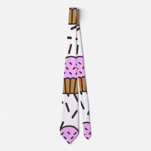 Cute Cupcake Patroon Stropdas