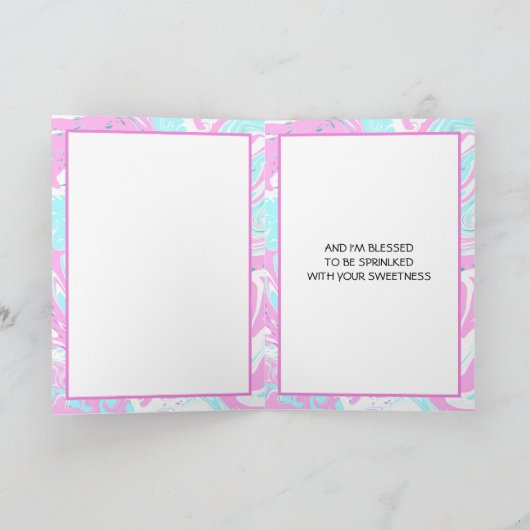 Cute Cupcake Pun Friendship Kaart (Binnen)