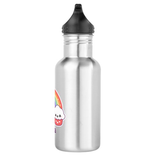 Cute Cupcake Rainbow Waterfles (Rechts)