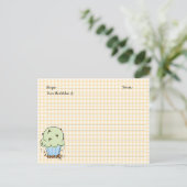 Cute Cupcake Recipcards Briefkaart (Staand voorkant)