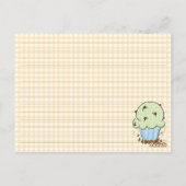 Cute Cupcake Recipcards Briefkaart (Achterkant)