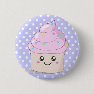 Cute Cupcake Ronde Button 5,7 Cm