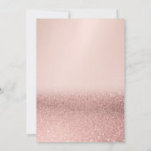 Cute Cupcake Roze Goud Glitters Kaart (Achterkant)