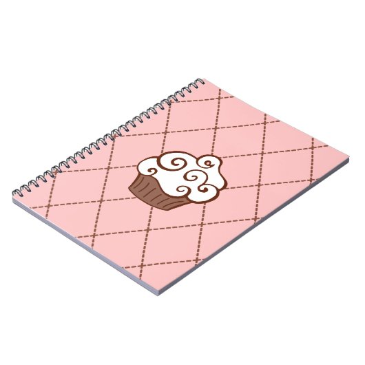 Cute Cupcake School Kitchen Notitieboek Gift (Linkerzijde)