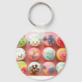 Cute Cupcake Sleutelhanger (Voorkant)