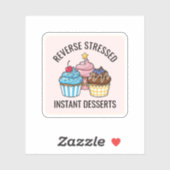 Cute Cupcake Sticker (Vel)