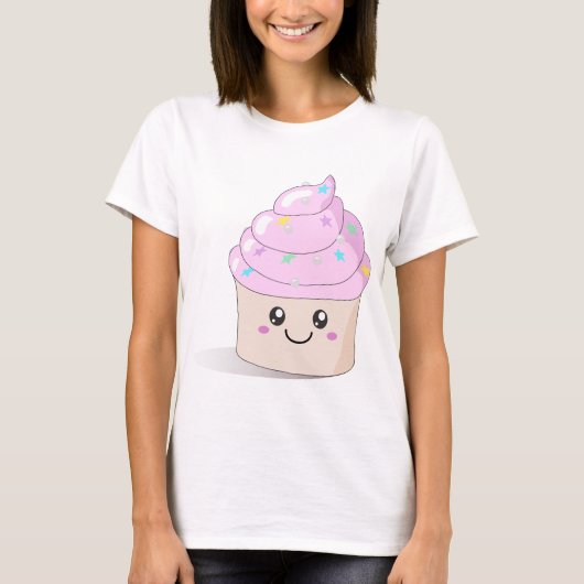 Cute Cupcake T-shirt (Voorkant)